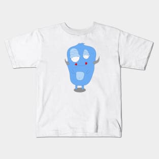 Sleep hunter cute monster Kids T-Shirt